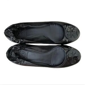 Tory Burch Black Flats